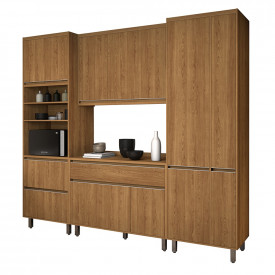 Cozinha Agata 02 2600mm - 04 Peças Freijo Vitamov