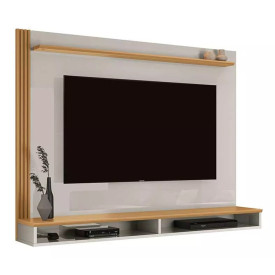 Painel Davos com 2 Nichos Fendi Freijó Nobre EDN FORA DE LINHA