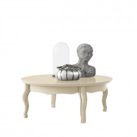 Mesa de Centro Duquesa Retrô Off White 14152 EDN 