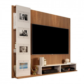 Painel Para TV 50 Pol Estrela Freijo Off White 179403 Giga Moveis