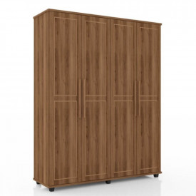 Roupeiro Versatti 4 Portas Freijó 07650FJ Fabrimóveis