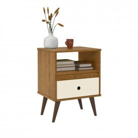 Mesa de Cabeceira Wood NEW Ej Móveis Freijó/Off 28545