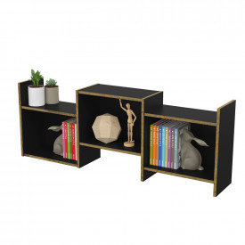 Nicho Prateleira Million Preto Nature Versátil Patrimar