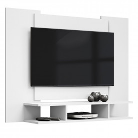 Painel Ej Ej Móveis Branco 8400 Para TV 48 Pol Sala Estar
