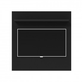 Painel Yan TV 32" Preto Acetinado Quarto Sala Patrimar FORA DE LINHA
