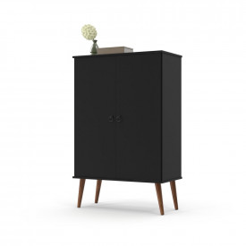 Sapateira Spazio Preto Pés Palito Patrimar