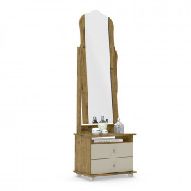 Toucador Magic Nature Off White Espelho Articulado Patrimar FORA DE LINHA