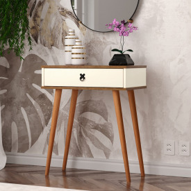 Aparador Dream Classic Com Gaveta - Freijó/Off White Jalmac