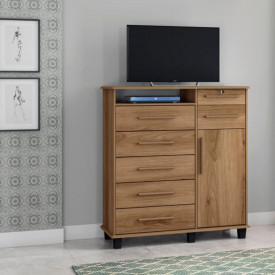 Cômoda Perola 7 Gavetas Freijó 02000FJ Fabrimóveis 