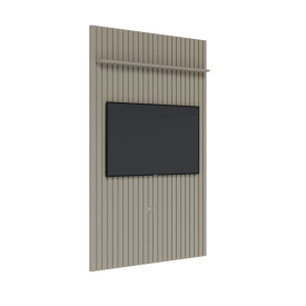 Painel Ripado Flow Com Suporte Invisível 1.4 Gianduia 66185 Ofertamo