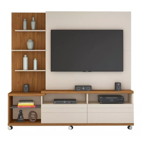 Home Theater Para TV 60 Pol Atacama Freijó 180509 GIga Moveis