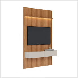 Home Ripado Flow Com Led 1.4 63680 Nature Off White Ofertamo