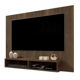 Painel TV 47 Pol c Prateleira Ipanema Capucino 119305 Giga Moveis