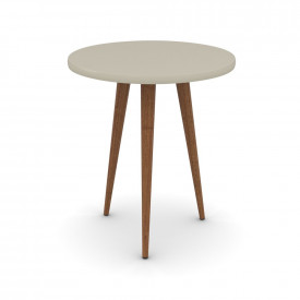 Mesa de Apoio Legs Off White Pés Palito 53 Patrimar