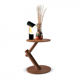 Mesa de Apoio Wood Naturale Tampo em MDF 24634 EDN FORA DE LINHA