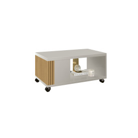 Mesa de Centro Prática Fendi Freijó Nobre EDN