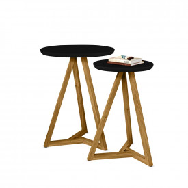 Mezanino Lateral Classic Tebarrot  Preto Amêndoa Sala