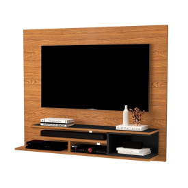 Painel Londres Nature Preto Maria Móveis 