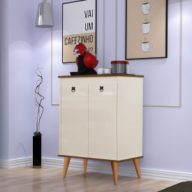 Buffet Dream Classic 02 Portas - Off White/Freijo Jalmac