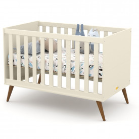 Berço Gold Matic Móveis 61479 Off White Eco Wood Quarto