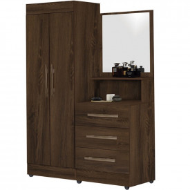 Roupeiro Cômoda Ônix C 2 Portas Freijó Primus Móveis