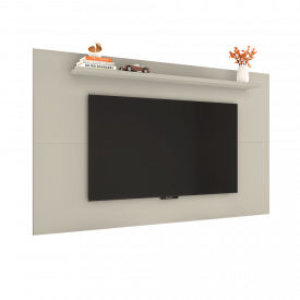 Painel Elegant Off White TV 65 2075719 Sala Estar Bechara 