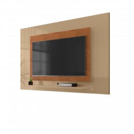 Painel Eros III 2.2 Champagne/Cedro Casa D Móveis Sala 