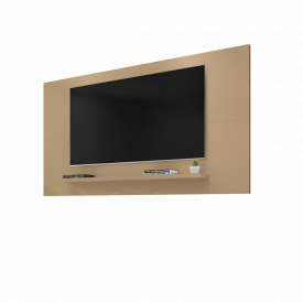 Painel Para Tv Suspenso Esmeralda 1.58 até 60 Champagne Casa D Móveis FORA DE LINHA