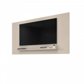 Painel Para Tv até 60 Suspenso Esmeralda 1.58 Off White Casa D Móveis