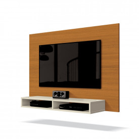 Painel Fox New para TV até 43" Cedro Off White 778167 EDN