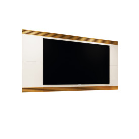 Painel Garden 2.20 Off White Cedro Sala EDN Moveis