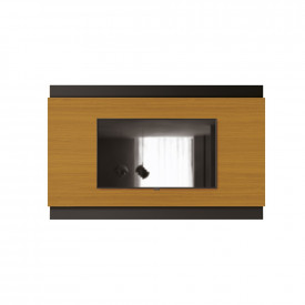 Painel Legacy 2.0 Cedro Natural Preto 777161 EDN 