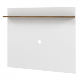 Painel Vênus 1.36 Tebarrot Branco Amêndoa TV 50 Sala Quarto