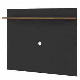 Painel Vênus 1.36 Tebarrot Preto Amêndoa TV 50 Sala Quarto