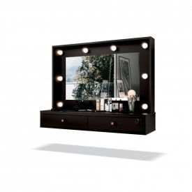 Penteadeira Camarim Amélie Preto 14504 Suspensa EDN 