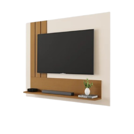  Painel 5119 Para TV até 40 Pol Perola Nature JB Bechara