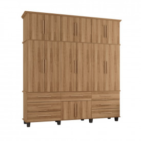 Roupeiro Eccos 6 Portas Freijó 07800FJ Fabrimóveis