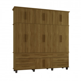 Roupeiro Eccos 6 Portas Imbuia 07800IF Fabrimóveis