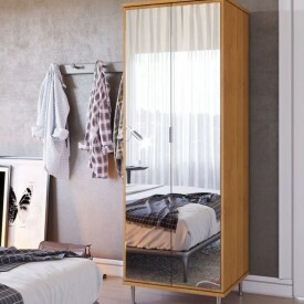 Sapateira Prada Imcal 88181 2 Portas Nature Com Espelho 