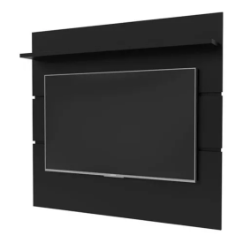 Painel Prism 1.6 TV até 50" Preto Acetinado Patrimar Móveis