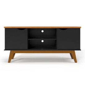 Rack Prism 1.4 Preto Cinamomo Patrimar Móveis Sala  