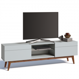 Rack Classic 2 Gavetas 2.2 Imcal 1089 Branco Sala Estar