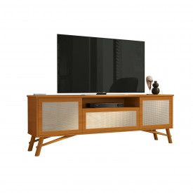 Rack Darin Cedro Sala EDN Moveis