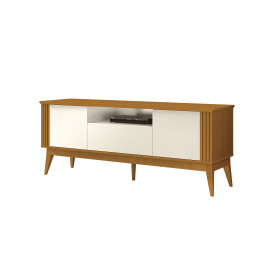 Rack Morgan TV até 75 Pol 1.80 Cedro Off White EDN Móveis 