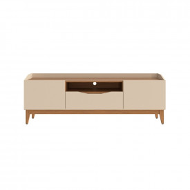 Rack Ravena 1.8 Off White Noce 2 Portas Casa D Móveis 