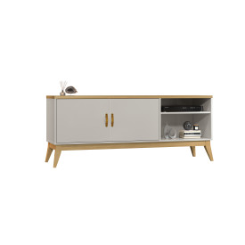 Rack Star Pés em Madeira Fendi Freijó Nobre EDN 