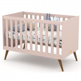 Berço Gold Matic Móveis 61437 Rose Eco Wood Quarto Infantil