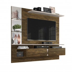 Painel Intense Para TV até 55'' Canela Off White 903434 Lukaliam