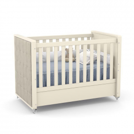 Berço Tutto New com Capitonê 61502/51139 Off White Matic Quarto Infantil