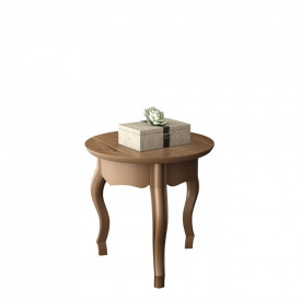 Mesa Lateral Duquesa Naturale 24633 Pés Curvos EDN 